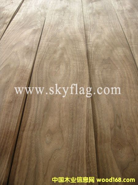 AAA黑胡桃木皮 藍(lán)天旗幟